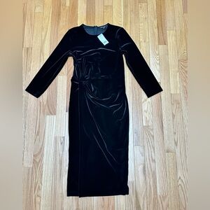 Banana Republic Elegant Black Long Sleeve Dress